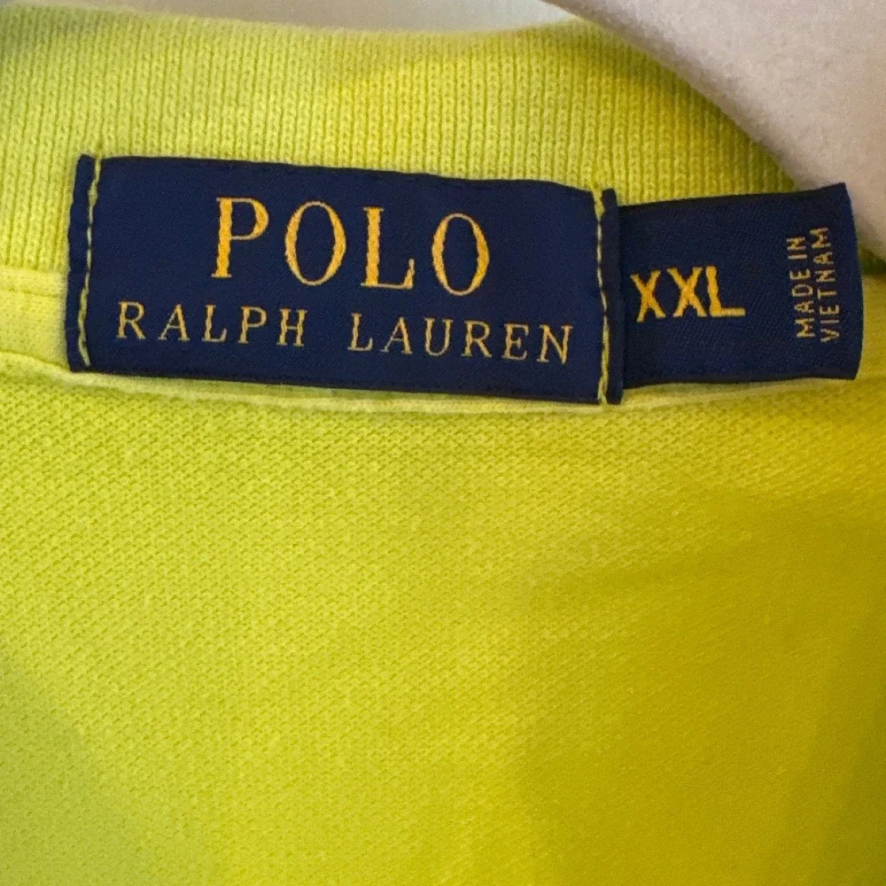 Polo Ralph Lauren Men's Yellow Classic Fit Polo‎ Shirt Size XXL